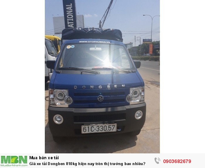 Giá xe tải Dongben 810kg hiện nay trên thị trường bao nhiêu?