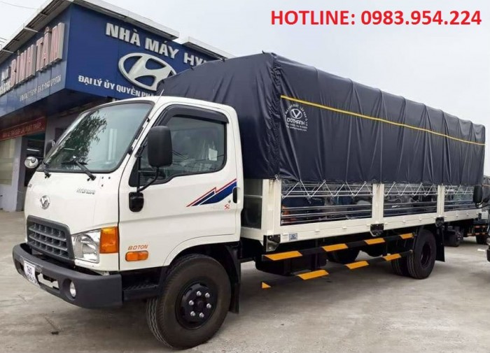 Hyundai HD120SL Thùng Bạt, KM 100% Lệ phí trước bạ