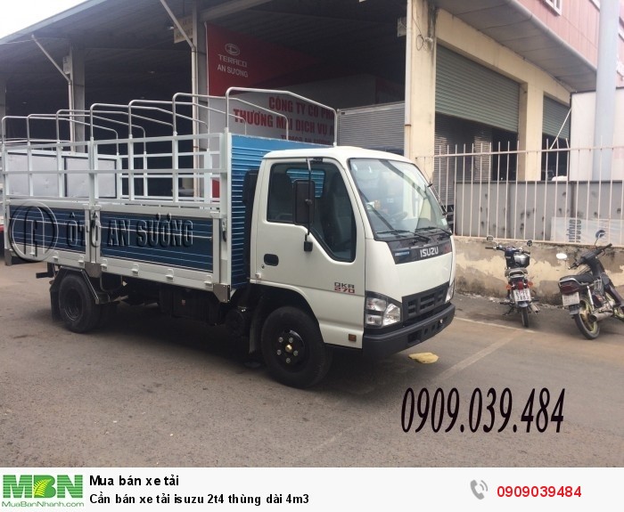 Cần bán xe tải isuzu 2t4 thùng dài 4m3