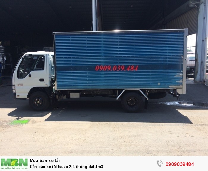 Cần bán xe tải isuzu 2t4 thùng dài 4m3