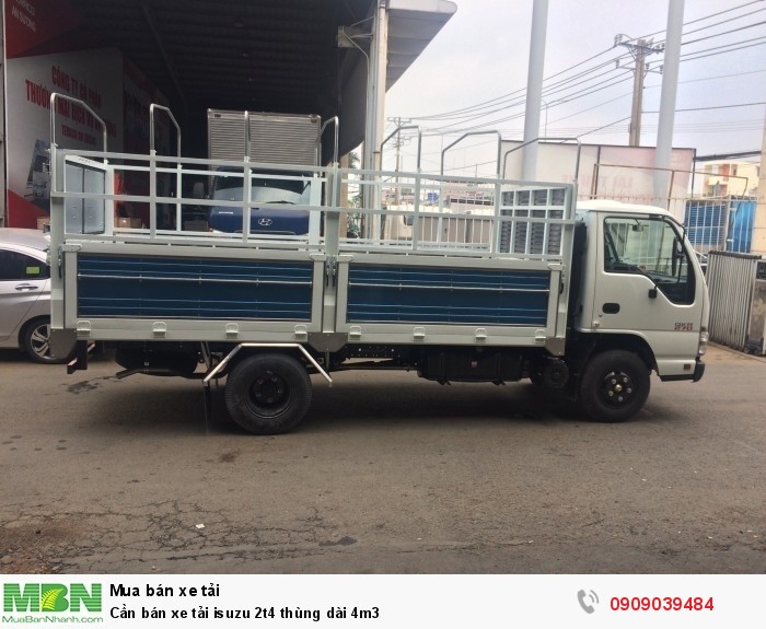 Cần bán xe tải isuzu 2t4 thùng dài 4m3
