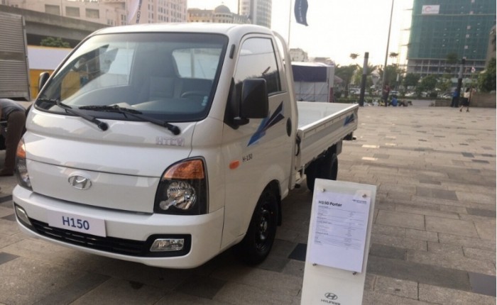 Hyundai Đà Nẵng. Giá xe tải Hyundai Porter H150 Đà Nẵng, Xe tải thùng lửng, Hyundai Porter 1 tấn 5