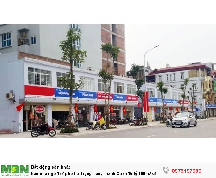 Bán nhà ngõ 192 phố Lê Trọng Tấn, Thanh Xuân 16 tỷ 100m2x8T thang máy