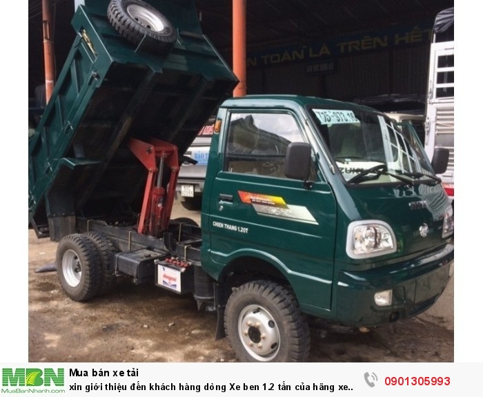 Xin giới thiệu đến khách hàng dòng Xe ben 1.2 tấn của hãng xe Chiến Thắng