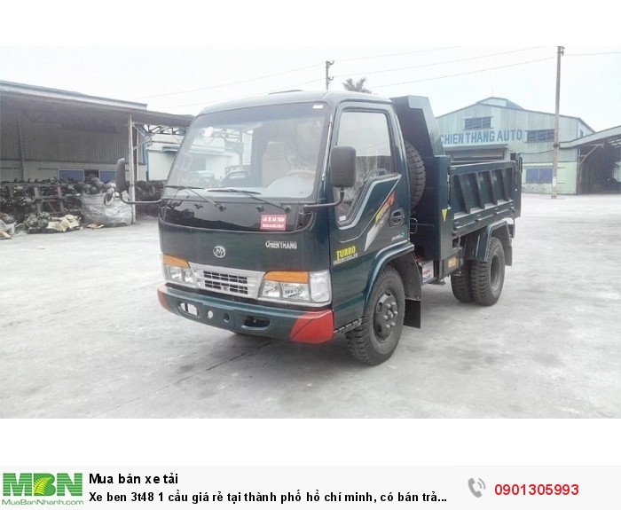 Xe ben 3t48 1 cầu giá rẻ tại thành phố hồ chí minh, có bán trả góp cho khách hàng .