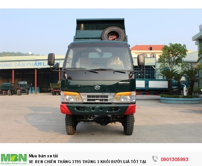 Xe Ben Chiến Tháng 3t95 Thùng 3 Khối Rưỡi Giá Tốt Tại Sài Gòn