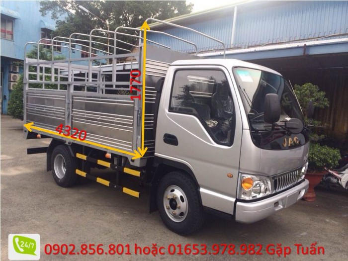 Xe tải JAC 3T4 HFC 1042k2 giá tốt nhất!