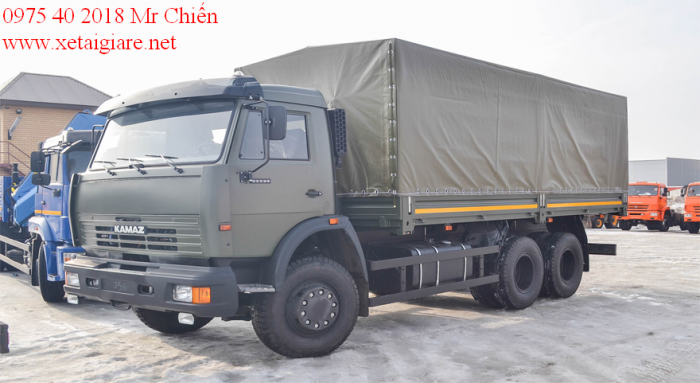 Xe Tải Thùng kamaz 53229 (6x4) Euro-2 thùng ngắn. tiết kiệm nhiên liệu?