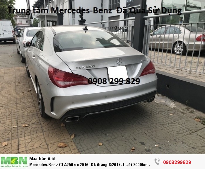 Mercedes CLA250 lướt 3000km sx 2016. Đk tháng 6/2017 đã qua sử dụng
