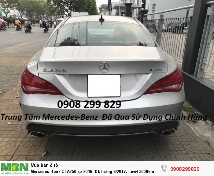 Mercedes CLA250 lướt 3000km sx 2016. Đk tháng 6/2017 đã qua sử dụng