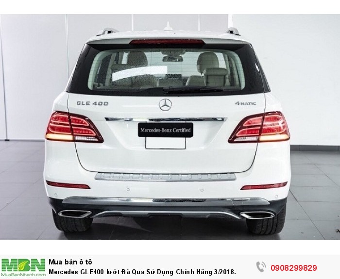 Mercedes GLE400 lướt  Đã Qua Sử Dụng Chính Hãng 3/2018.