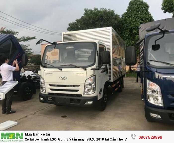 Xe tải DoThanh IZ65 Gold 3,5 tấn máy ISUZU 2018 tại Cần Thơ, An Giang, Kiên Giang, Vĩnh Long, Hậu Giang