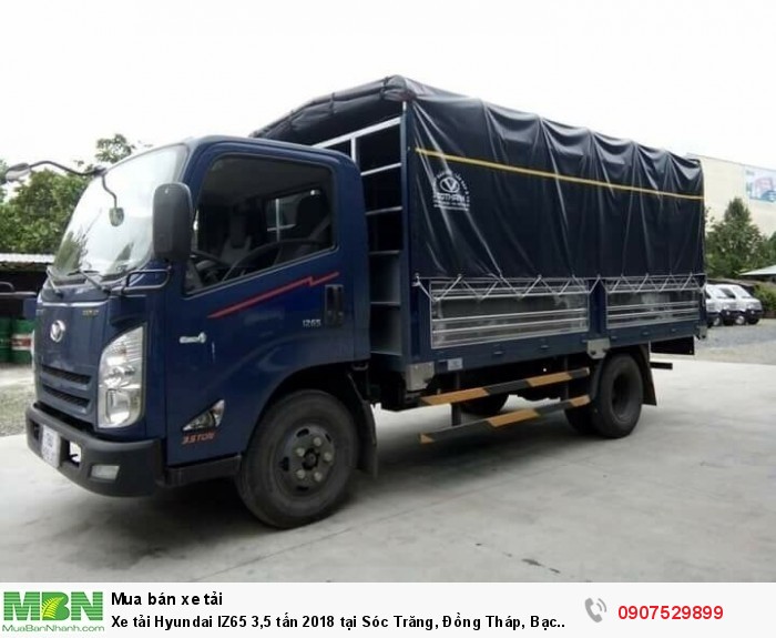 Xe tải Hyundai IZ65 3,5 tấn 2018 tại Sóc Trăng, Đồng Tháp, Bạc Liêu, Cần Thơ