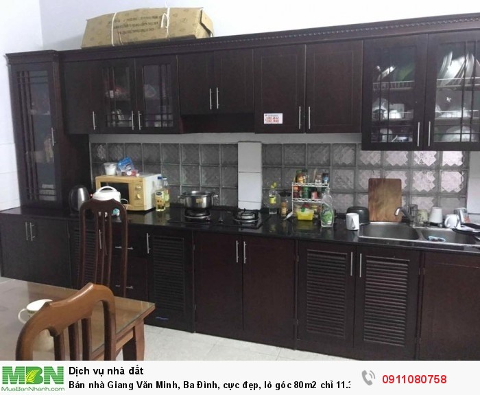 Bán nhà Giang Văn Minh, Ba Đình, cực đẹp, lô góc 80m2