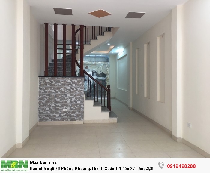 Bán nhà ngõ 76 Phùng Khoang.Thanh Xuân.HN.45m2.4 tầng