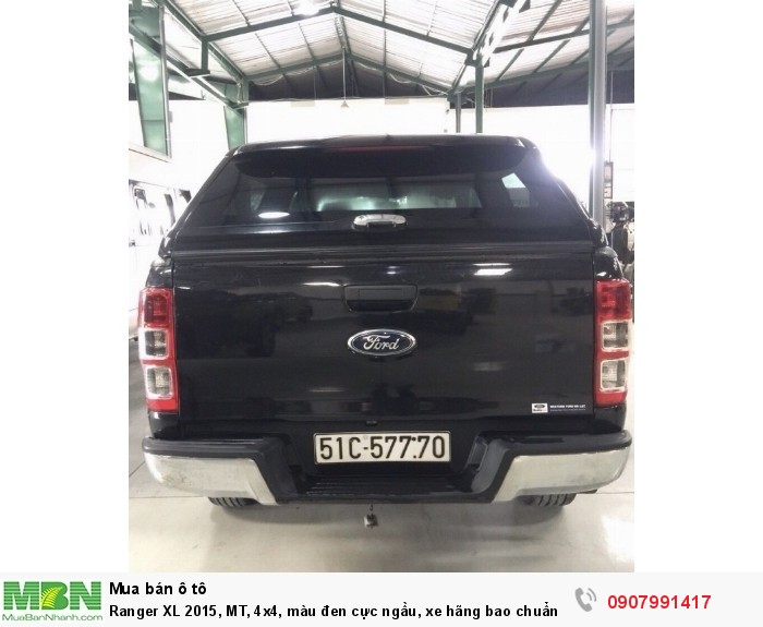 Ranger XL 2015, MT, 4x4, màu đen cực ngầu, xe hãng bao chuẩn
