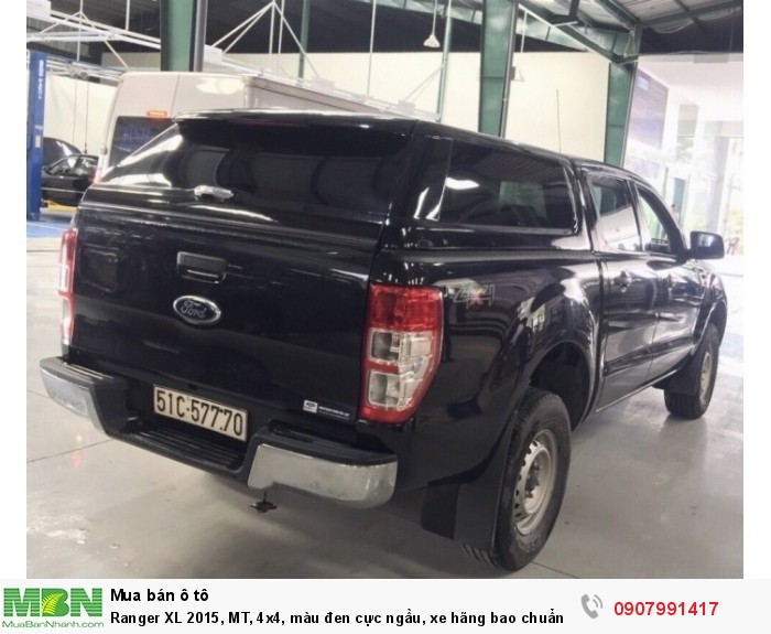 Ranger XL 2015, MT, 4x4, màu đen cực ngầu, xe hãng bao chuẩn