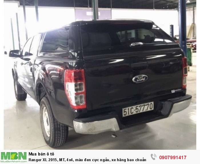 Ranger XL 2015, MT, 4x4, màu đen cực ngầu, xe hãng bao chuẩn