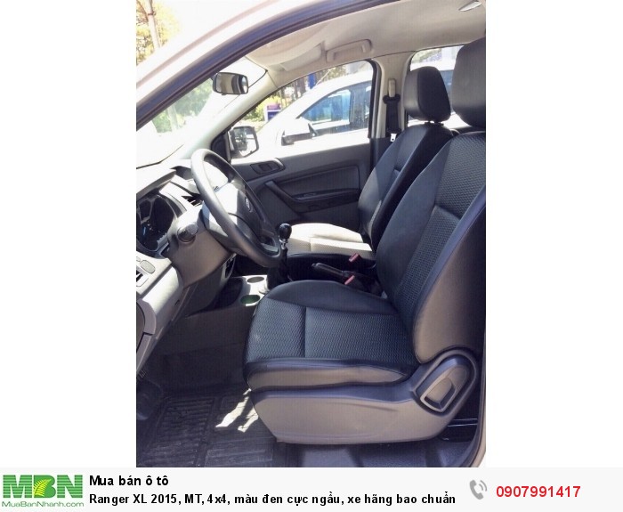 Ranger XL 2015, MT, 4x4, màu đen cực ngầu, xe hãng bao chuẩn