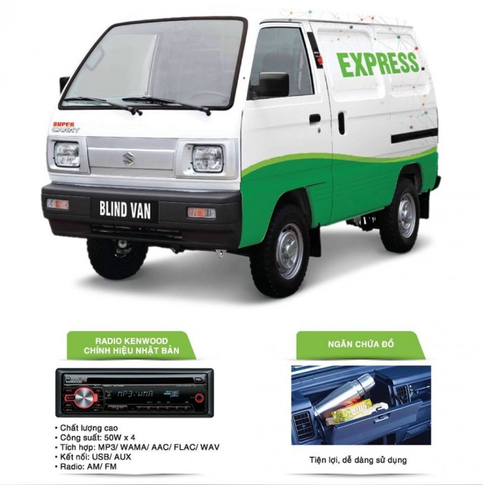 Bán xe Suzuki Blind Van 2017 mới 100%