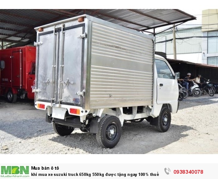 khi mua xe suzuki truck 650kg 550kg được tặng ngay 100% thuế trước bạ trong tháng 6 tại Suzuki Biên Hòa