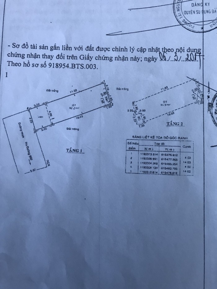 Nhà đẹp 1 trệt/1 lầu/1 tum, chính chủ nhà đường 990 Phú Hữu 95 m2 sàn