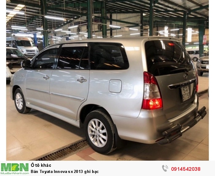 Bán Toyata Innova sx 2013 ghi bạc