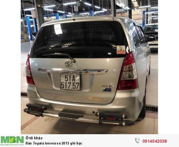 Bán Toyata Innova sx 2013 ghi bạc