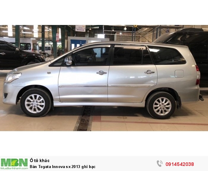 Bán Toyata Innova sx 2013 ghi bạc