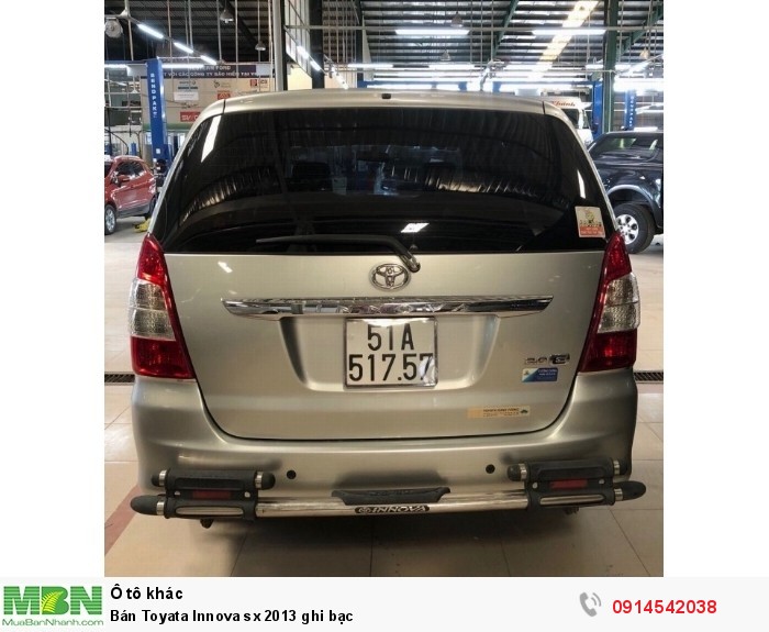 Bán Toyata Innova sx 2013 ghi bạc