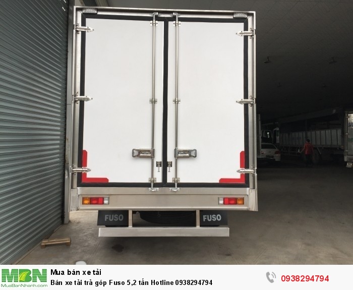 Bán xe tải trả góp Fuso 5,2 tấn