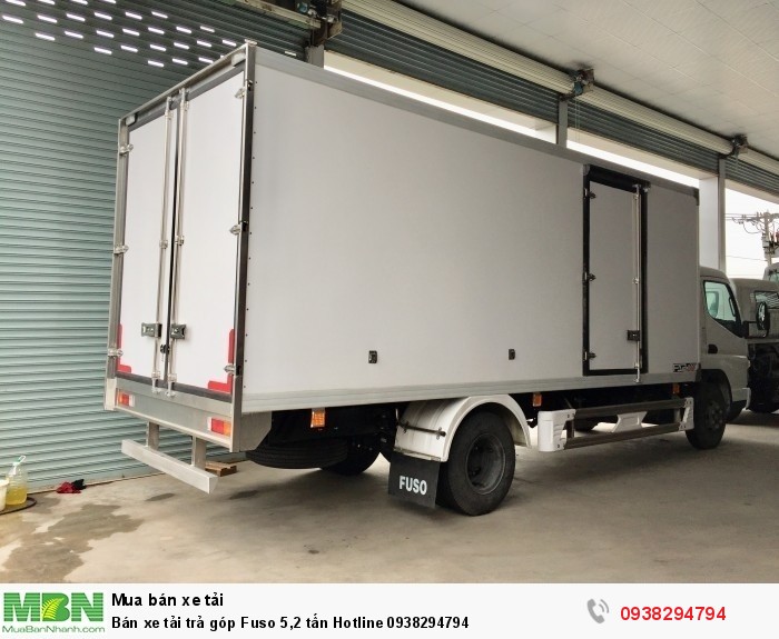 Bán xe tải trả góp Fuso 5,2 tấn