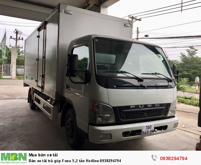Bán xe tải trả góp Fuso 5,2 tấn