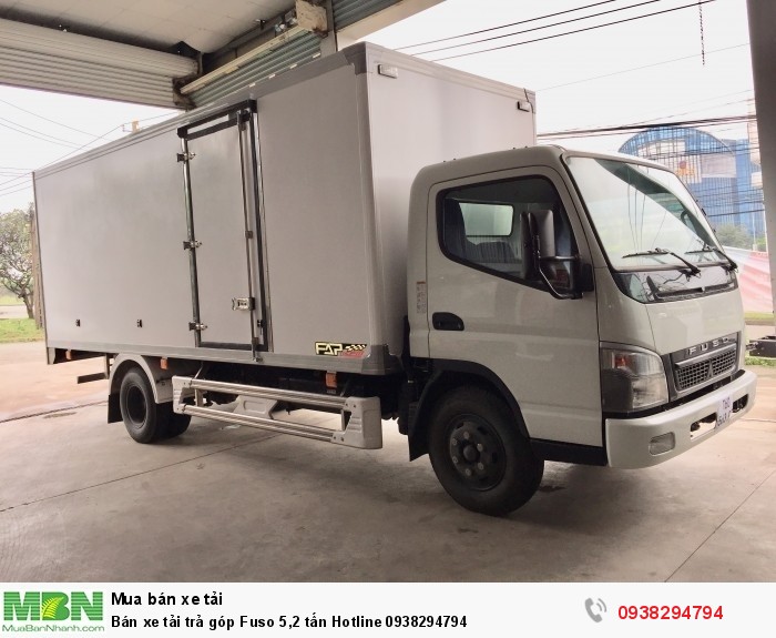 Bán xe tải trả góp Fuso 5,2 tấn