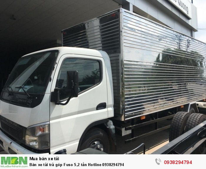 Bán xe tải trả góp Fuso 5,2 tấn