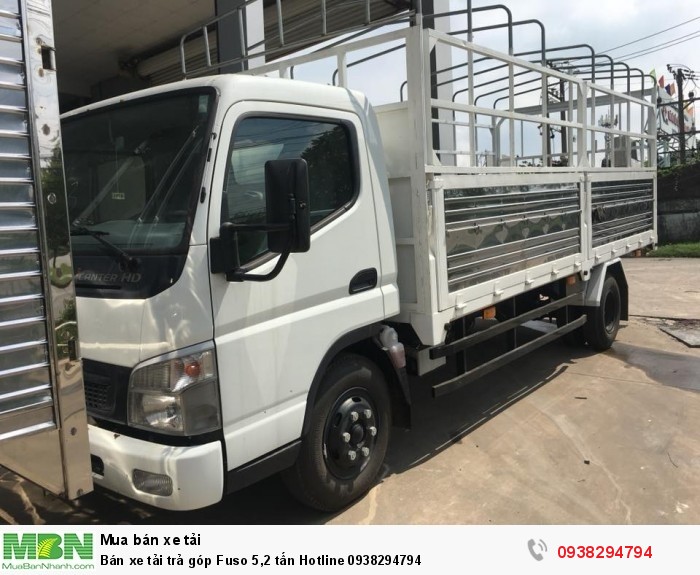 Bán xe tải trả góp Fuso 5,2 tấn