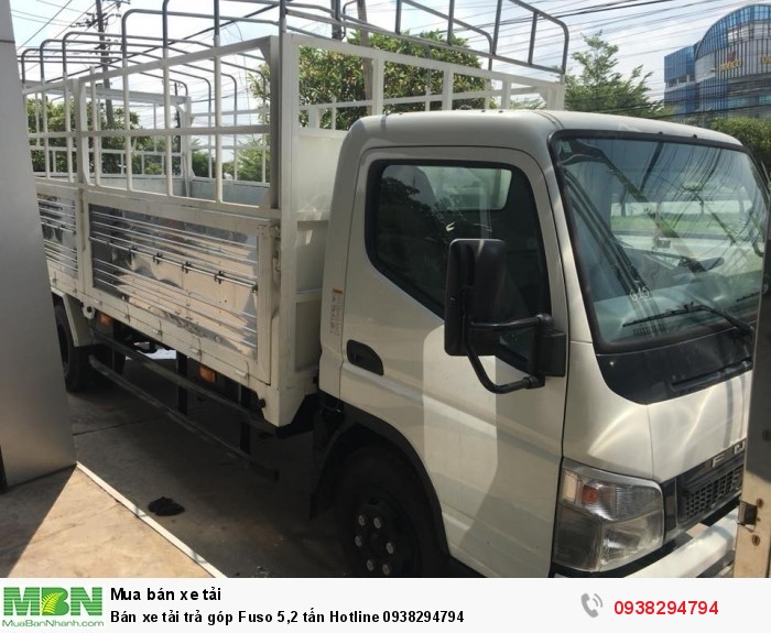 Bán xe tải trả góp Fuso 5,2 tấn