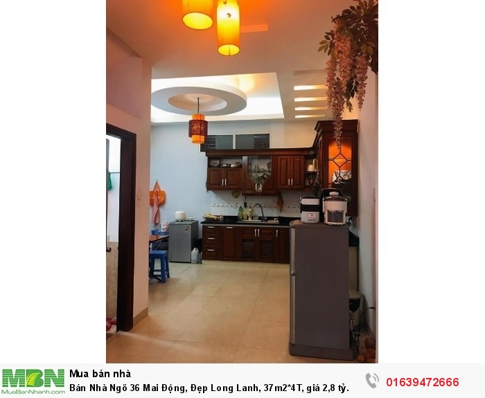 Bán Nhà Ngõ 36 Mai Động, Đẹp Long Lanh, 37m2*4T