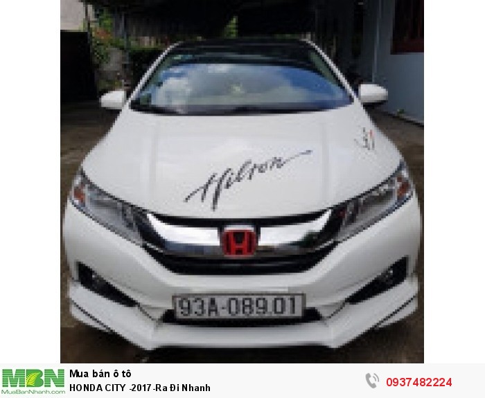 Honda City -2017-Ra Đi Nhanh