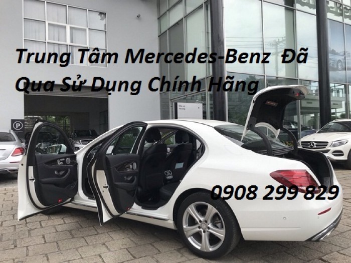 Bán Mercedes E250 sản xuất 2017, màu trắng đã qua sử dụng,chạy 4000km.