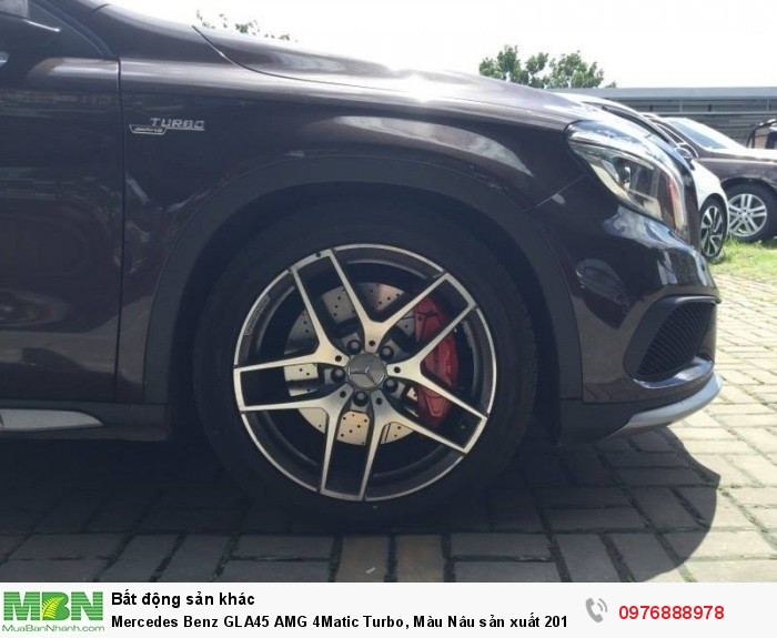 Mercedes Benz GLA45 AMG 4Matic Turbo, Màu Nâu sản xuất 2015 , đăng ký cuối 12/2015. Biển Hà nội
