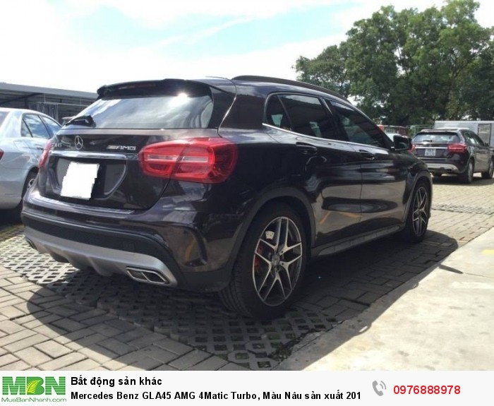 Mercedes Benz GLA45 AMG 4Matic Turbo, Màu Nâu sản xuất 2015 , đăng ký cuối 12/2015. Biển Hà nội