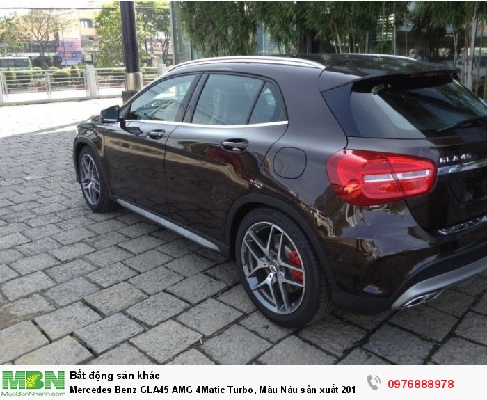 Mercedes Benz GLA45 AMG 4Matic Turbo, Màu Nâu sản xuất 2015 , đăng ký cuối 12/2015. Biển Hà nội