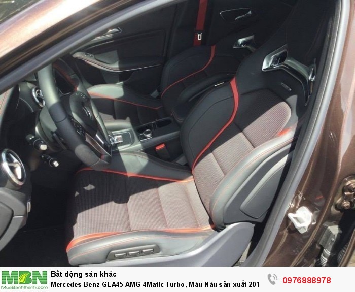 Mercedes Benz GLA45 AMG 4Matic Turbo, Màu Nâu sản xuất 2015 , đăng ký cuối 12/2015. Biển Hà nội