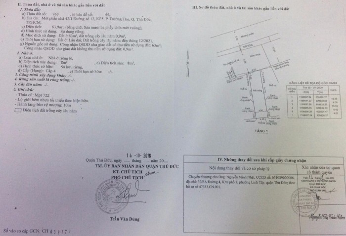 Bán Ngay Lô Đất Mới Về Tại Đường Số 12, Trường Thọ, Thủ Đức