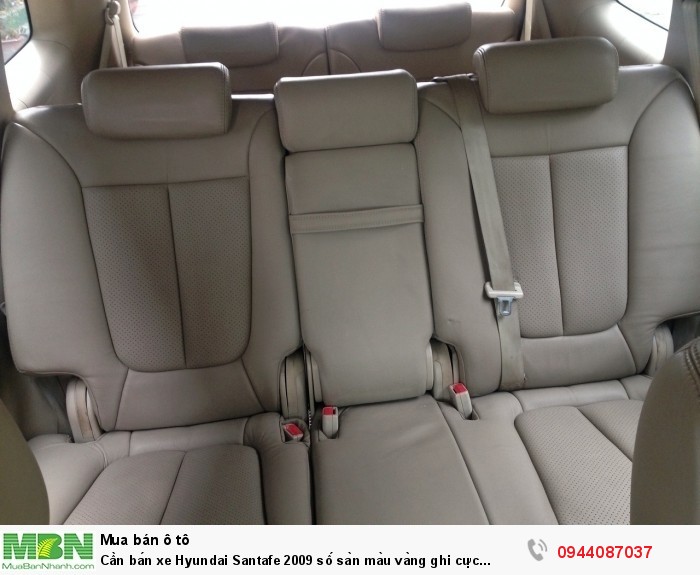 Cần bán xe Hyundai Santafe 2009 số sàn màu vàng ghi cực đẹp