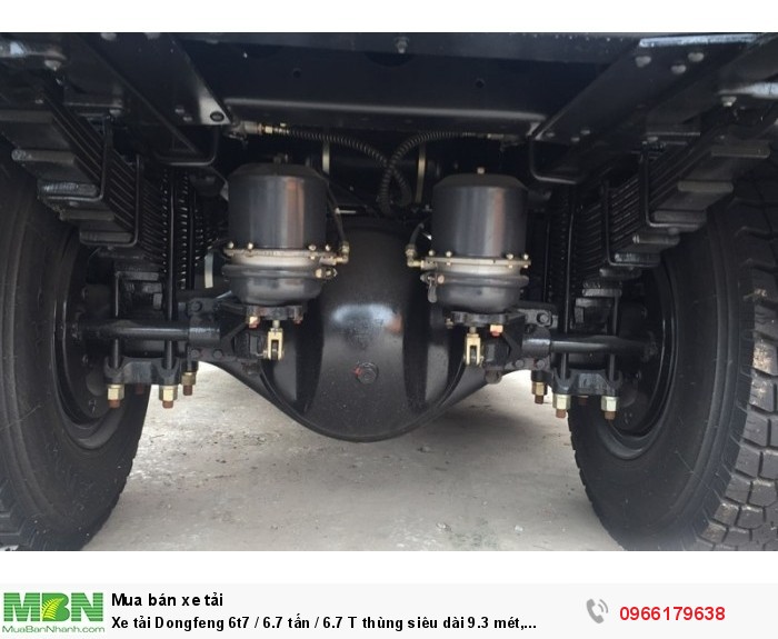 Xe tải Dongfeng 6t7 / 6.7 tấn / 6.7 T thùng siêu dài 9.3 mét, siêu cao