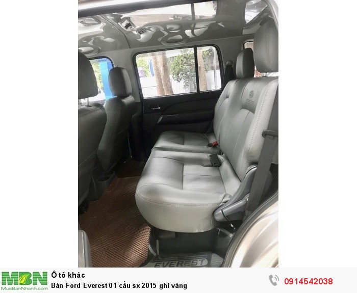 Bán Ford Everest 01 cầu sx 2015 ghi vàng