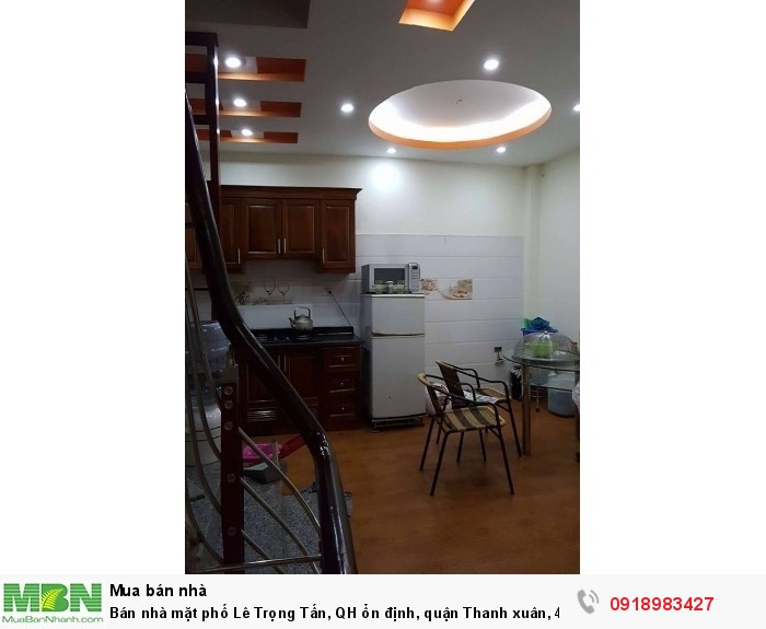 Bán nhà mặt phố Lê Trọng Tấn, QH ổn định, quận Thanh xuân, 48m, 4.6m