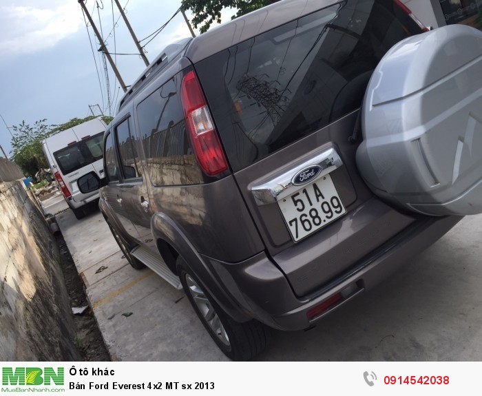 Bán Ford Everest 4x2 MT sx 2013